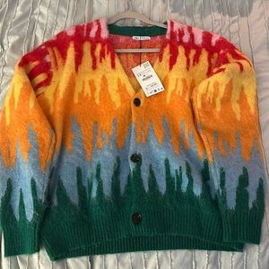 Zara Men’s Brushed Cardigan